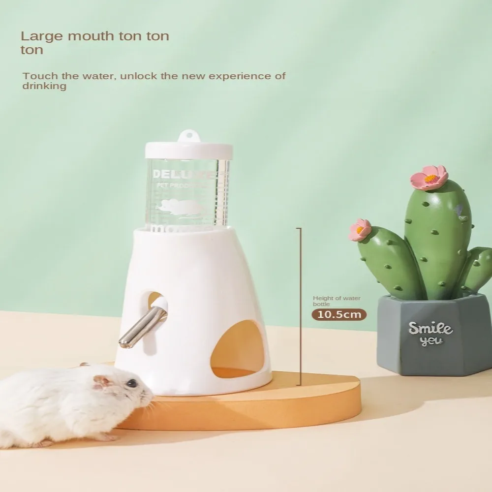 Non Slip Standable Hamster Automatic Water Dispenser Bottle Dispenser Leak-proof Double Ball Design Feeding Kettle