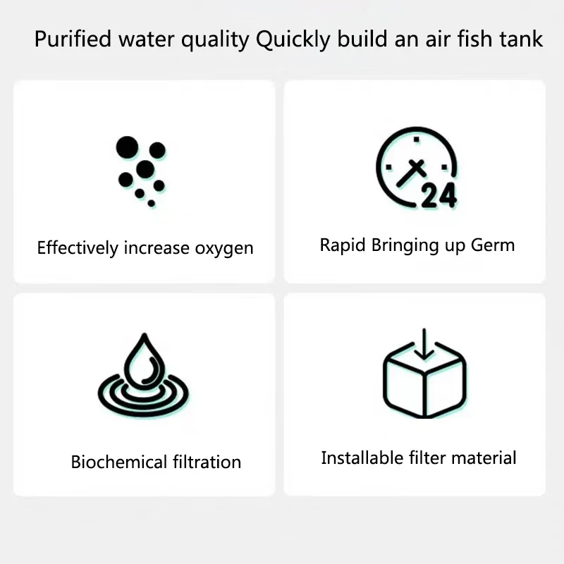 New Aquarium Filter for Aquarium Fish Tank Air Pump Skimmer Biochemical Sponge Filter Aquarium Bio Filters Filtro Aquario