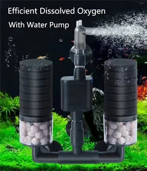 New Aquarium Filter for Aquarium Fish Tank Air Pump Skimmer Biochemical Sponge Filter Aquarium Bio Filters Filtro Aquario