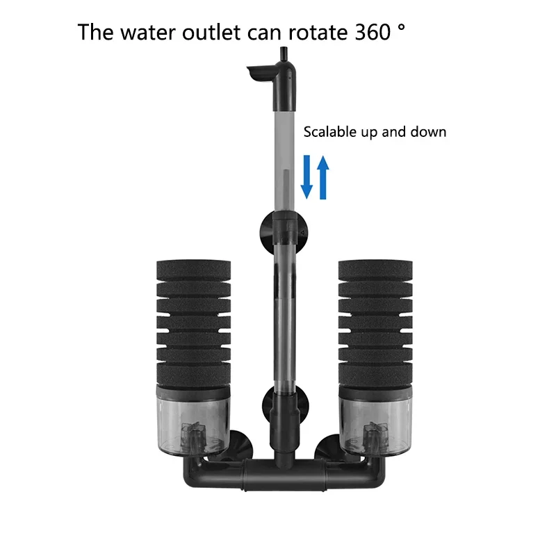 New Aquarium Filter for Aquarium Fish Tank Air Pump Skimmer Biochemical Sponge Filter Aquarium Bio Filters Filtro Aquario