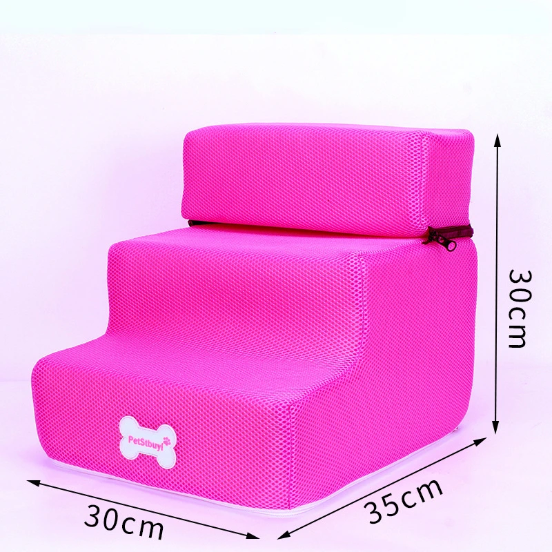 Hot Dog House Dog Stairs Pet 2/3 Steps Stairs for Small Dog Cat Pet Ramp Ladder Anti-slip Removable Dogs Bed Stairs Pet Supplies