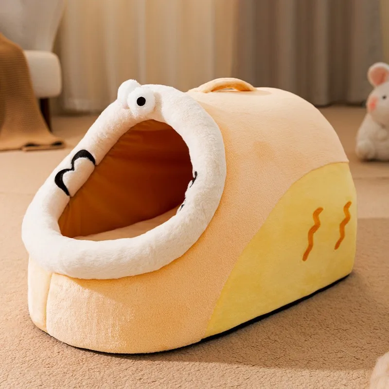 Foldable Pet House, Puppy Kennel Mat for Dogs, Animals, Cat, Kitten Nest, Small Dogs Basket, Teddy, Chihuahua Cave, Bed, 2022