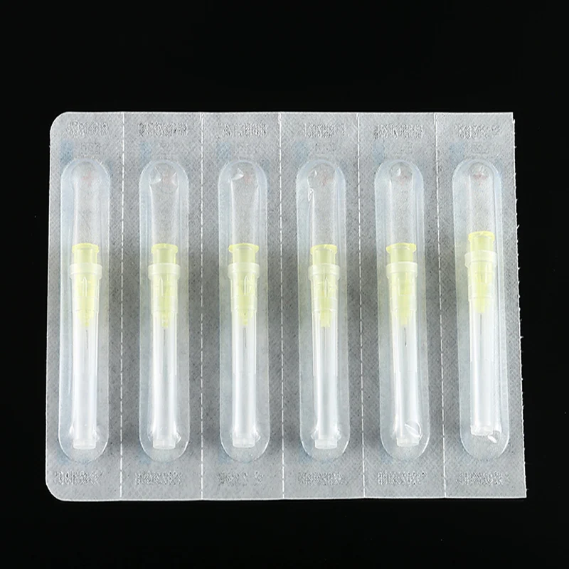 100pcs Painless Small Needle 30G 13mm 4mm 25mm Disposable 30G Medical Micro-Plastic Injection Cosmetic Sterile Needle