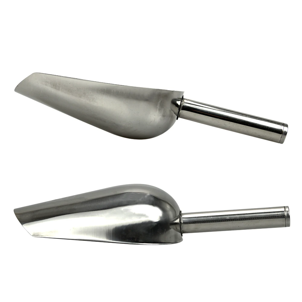 Pet Food Shovel Stainless Steel Dog Feeding Shovel Cat Dry Food Scoop Large Capacity Thickening Dog Food Scoop Spoon 23.5X8X5Cm