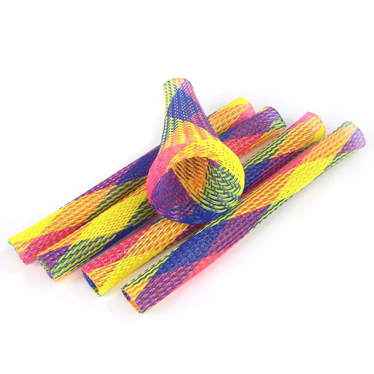 Cat Toys Colorful Spring Hose Kitten Grinding Claw Telescopic Spring Chew Toy Pet Interactive Training Chase Toys Pet Supplies