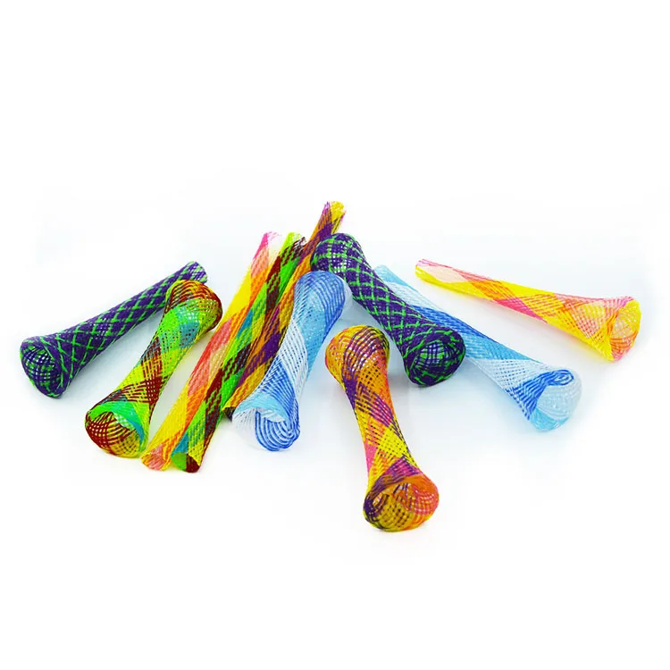 Cat Toys Colorful Spring Hose Kitten Grinding Claw Telescopic Spring Chew Toy Pet Interactive Training Chase Toys Pet Supplies