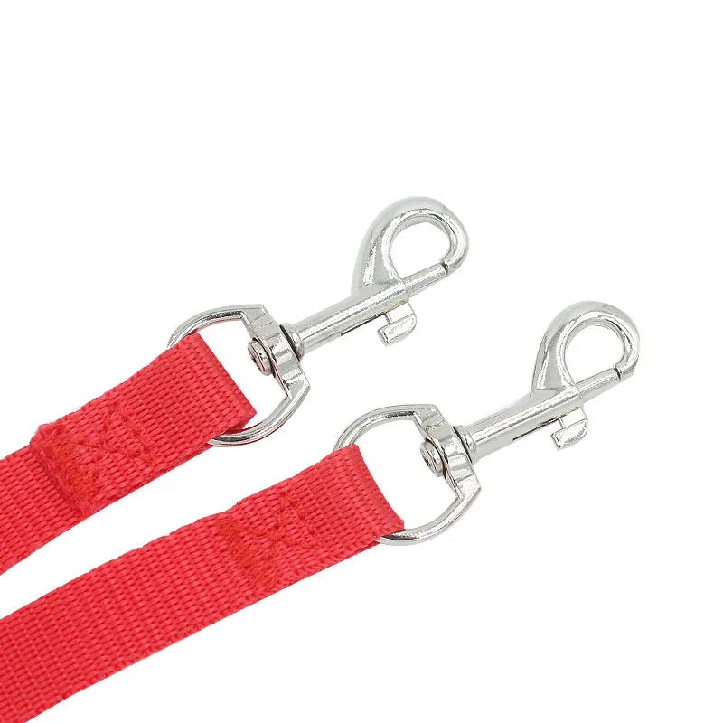 1pc Double Twin Dual Coupler Dog Leash Two In One Strong Nylon V Shape Pet Dog Leash Colorful Two Ways Pet Lead Dogs Accessoires