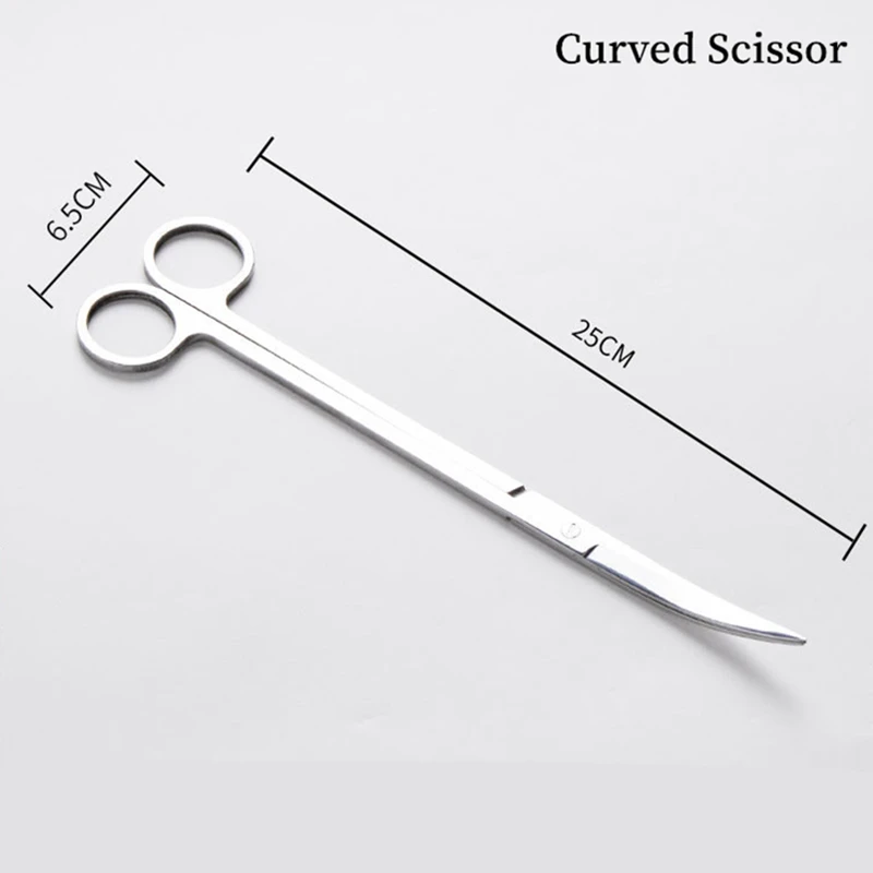Aquarium Accessories Hard Stainless Steel Aquarium Tool Scissor Tweezers Plants Wave Scissors Fish Tank Shovels Cleaner Supplies