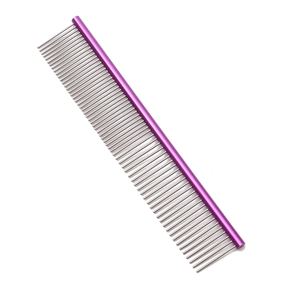 Puppy Grooming Comb Groomer For Dog Aluminum Groomer Pets Combs Hairbrush Cat Dog Grooming Combs Dog Hair Care C6704