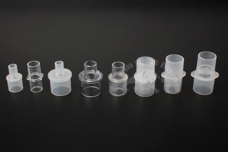 50pcs/100pcs Anesthesia Hose Connector Breathing Circuit Corrugated Tube L-Shaped Y-Shaped Connector Straight Connection Adapter