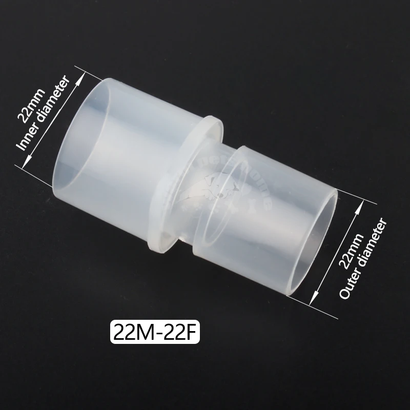 50pcs/100pcs Anesthesia Hose Connector Breathing Circuit Corrugated Tube L-Shaped Y-Shaped Connector Straight Connection Adapter