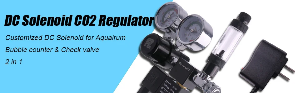 Fzone Single Stage Big Gauge Co2 Regulator Aquarium Accessories Fishbowl Cylinder Tank Bubble Counter Carbon Dioxide Reducer Fis