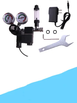Fzone Single Stage Big Gauge Co2 Regulator Aquarium Accessories Fishbowl Cylinder Tank Bubble Counter Carbon Dioxide Reducer Fis
