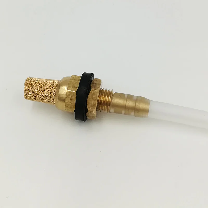 1Pcs 4MM Fish Tank Mini Air Tube Air Pump Aquarium Copper Air Bubble Stone Aquariums Accessories