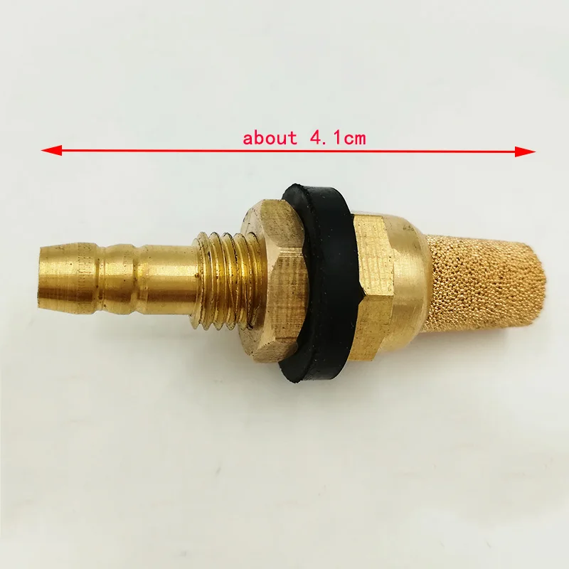 1Pcs 4MM Fish Tank Mini Air Tube Air Pump Aquarium Copper Air Bubble Stone Aquariums Accessories