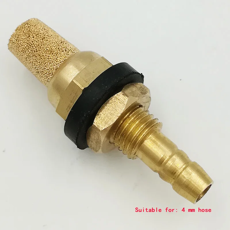 1Pcs 4MM Fish Tank Mini Air Tube Air Pump Aquarium Copper Air Bubble Stone Aquariums Accessories