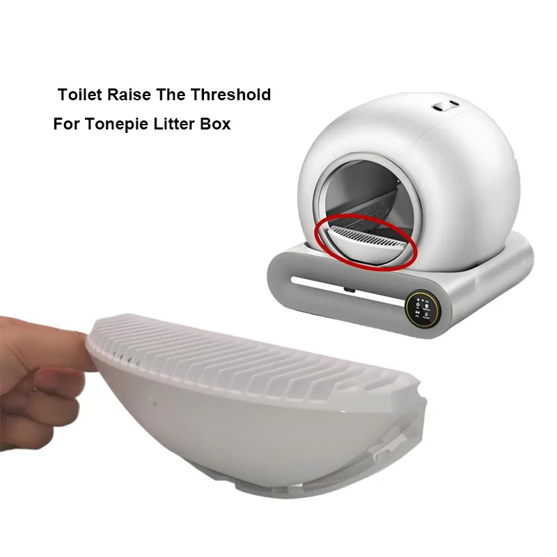 Cat Litter Box Automatic Toilet Raise The Threshold for Tonepie Litter Box Reduce Leaking Urine