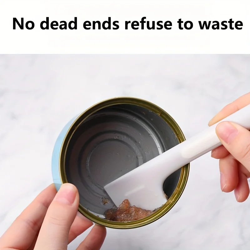 Reusable Pet Canned Spoon Silicone Pet Wet Food Mixing Spoon Pet Tableware Accessories Feeder Shovel Feeding Stirring Spoons