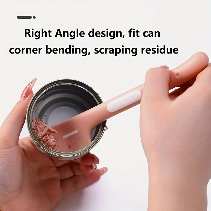 Reusable Pet Canned Spoon Silicone Pet Wet Food Mixing Spoon Pet Tableware Accessories Feeder Shovel Feeding Stirring Spoons