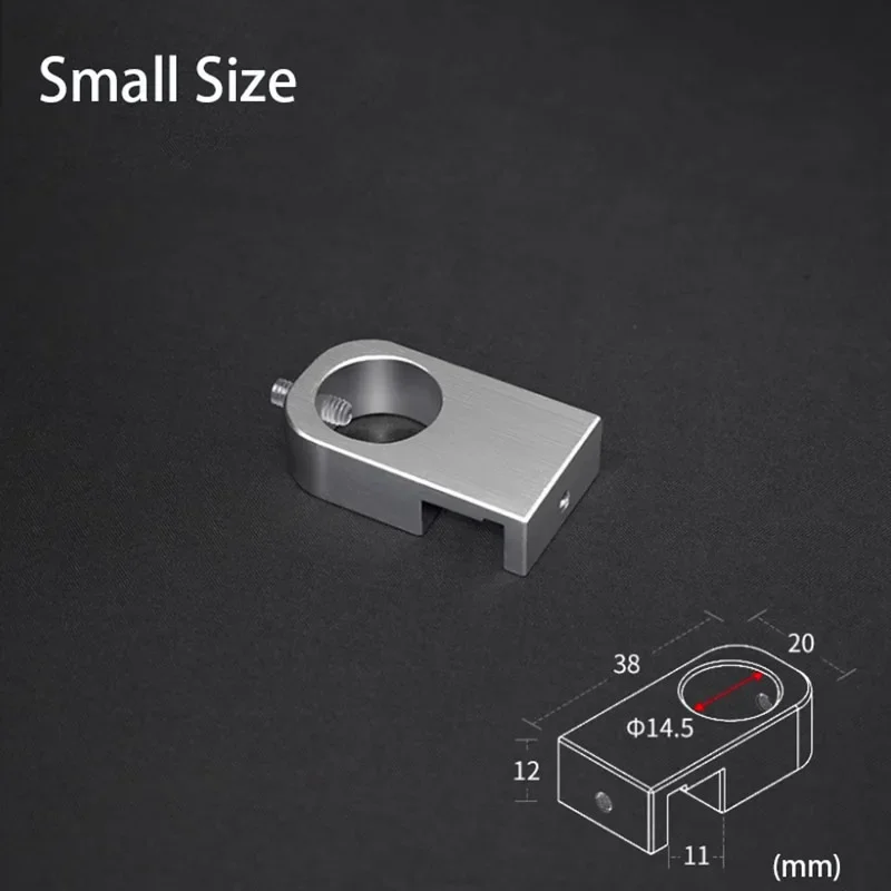 Aluminum Alloy Aquarium Water Tube Holder Water Pipe Hose Mount Bracket for 20mm Pipe Water Tube Fixed Clip Fish Tank Hose Clamp