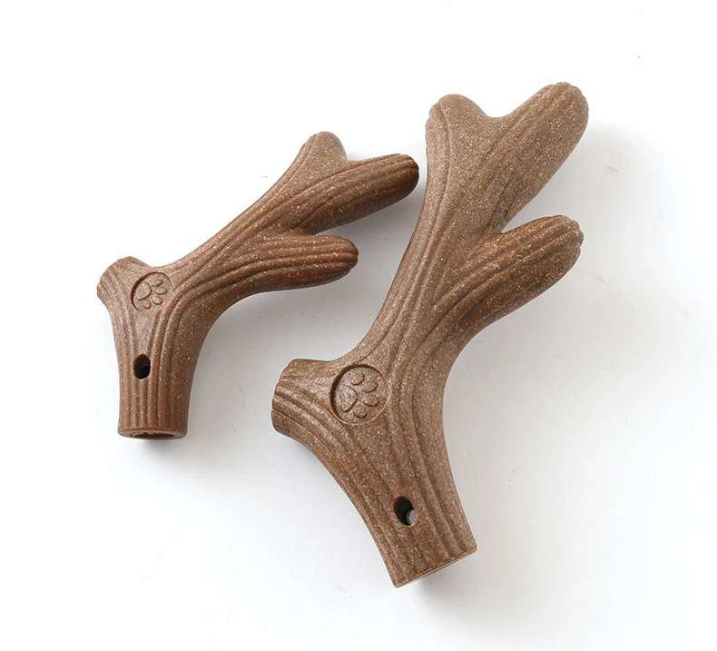 New Pet Teeth Grinding Toy Dog Interactive Bone Training Toy Bamboo Cleaning Teeth Fixing Wear Resistant Pet Products