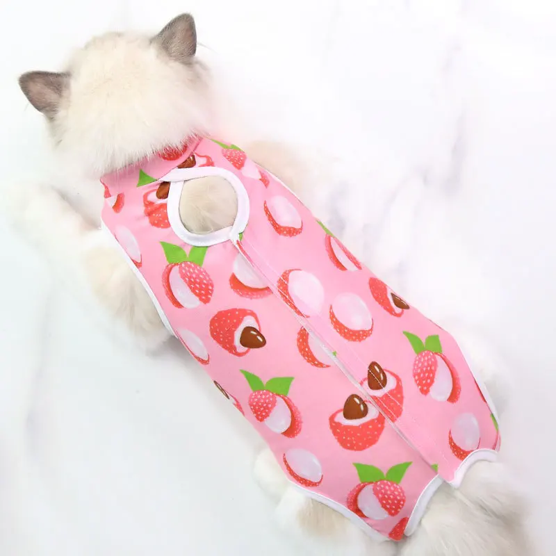 Cat Professional Recovery Suit for Abdominal Wounds or Skin Diseases Spay Suit for Female Cat Neuter Suit for Male Cats