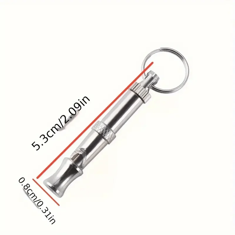 1/2Pcs Dog Whistle To Stop Barking, Adjustable Sound Pitch Dog Whistle With Keychain, Professional Recall Pet Puppy Cat Dog