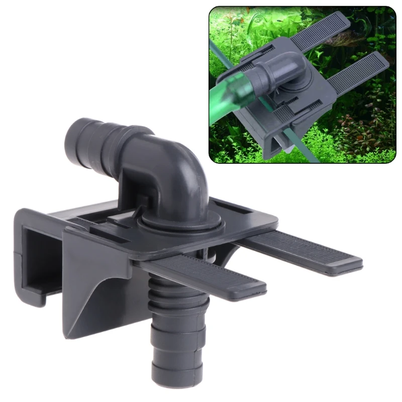 Water Pipe Holder Fish for Tank Plastic Mounting Clips Durable Aquarium Tube Clamp Hose Holders Clip for Inlet Outlet Tu