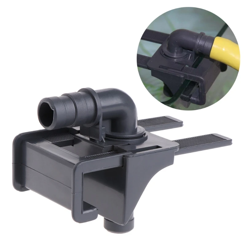 Water Pipe Holder Fish for Tank Plastic Mounting Clips Durable Aquarium Tube Clamp Hose Holders Clip for Inlet Outlet Tu