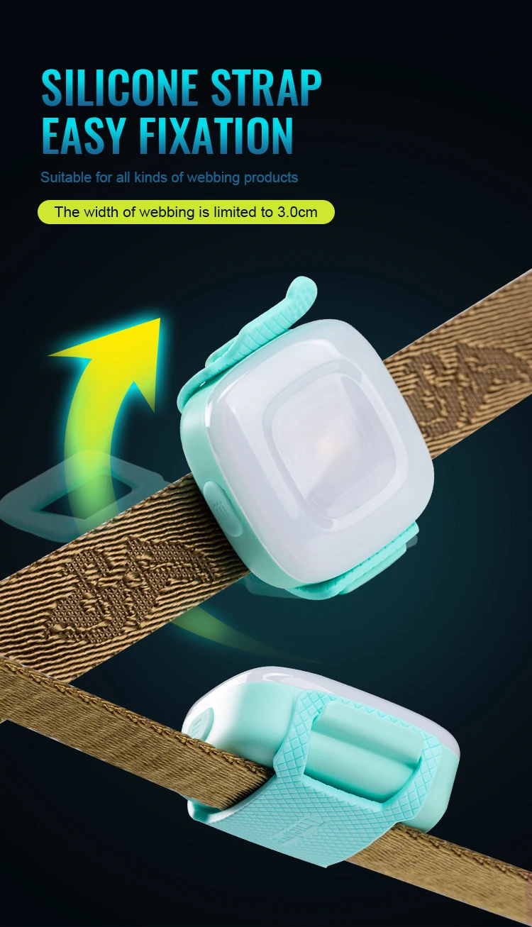 Truelove Safety LED Light for Pet Wear Collar Harness Backpack with Water Resistant and Long Continuous Battery Life TLD19102