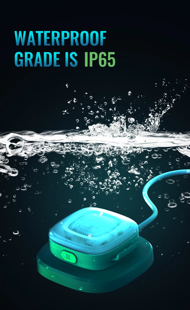 Truelove Safety LED Light for Pet Wear Collar Harness Backpack with Water Resistant and Long Continuous Battery Life TLD19102