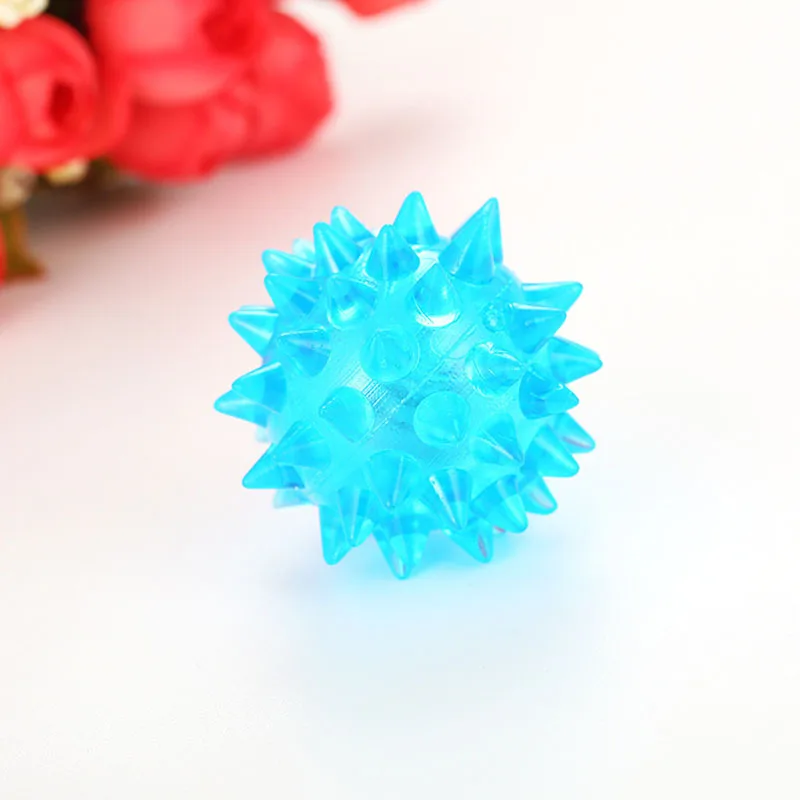 LED Blinking Cat Ball Rolling Glowing Balls Colorful Pet Playing Toy