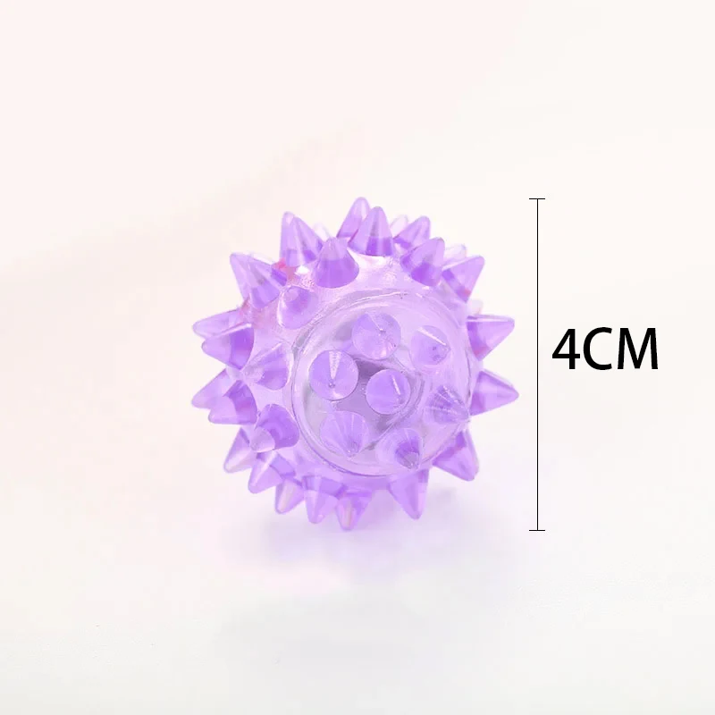 LED Blinking Cat Ball Rolling Glowing Balls Colorful Pet Playing Toy