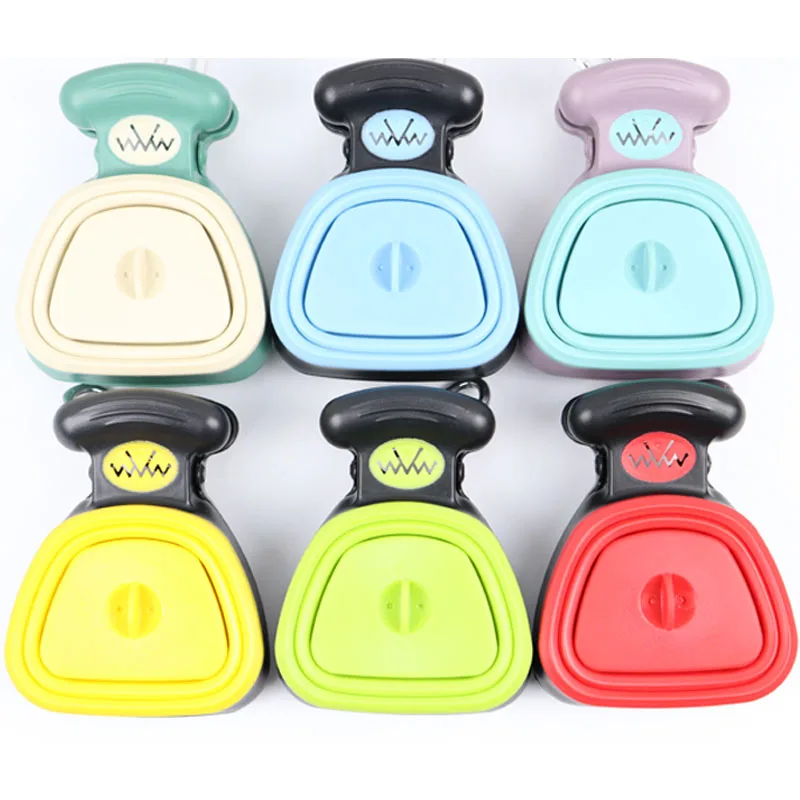 Dog Pet Travel Foldable Pooper Scooper With 1 Roll Decomposable Bags Poop Scoop Clean Pick Up Excreta Cleaner