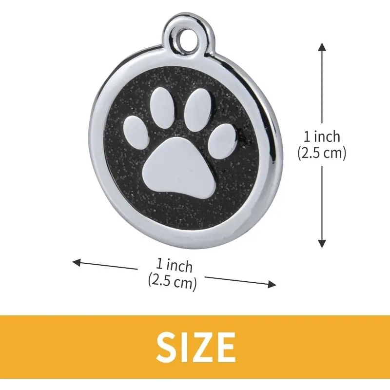 Pet ID Tags Free Engraving Pet Anti-lost Collar Pendant Personalized Puppy Name Tag Cat Paw Decoration Customized Product