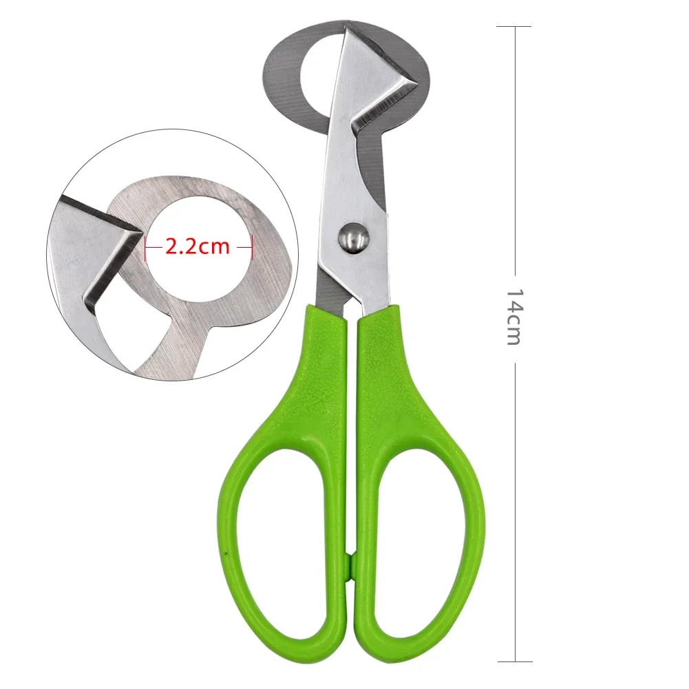 10PCS Stainless Steel Quail Egg Cutter Scissors Pigeon Bird Quail Egg Cutter Opener Cracker Kitchen Clipper Tool