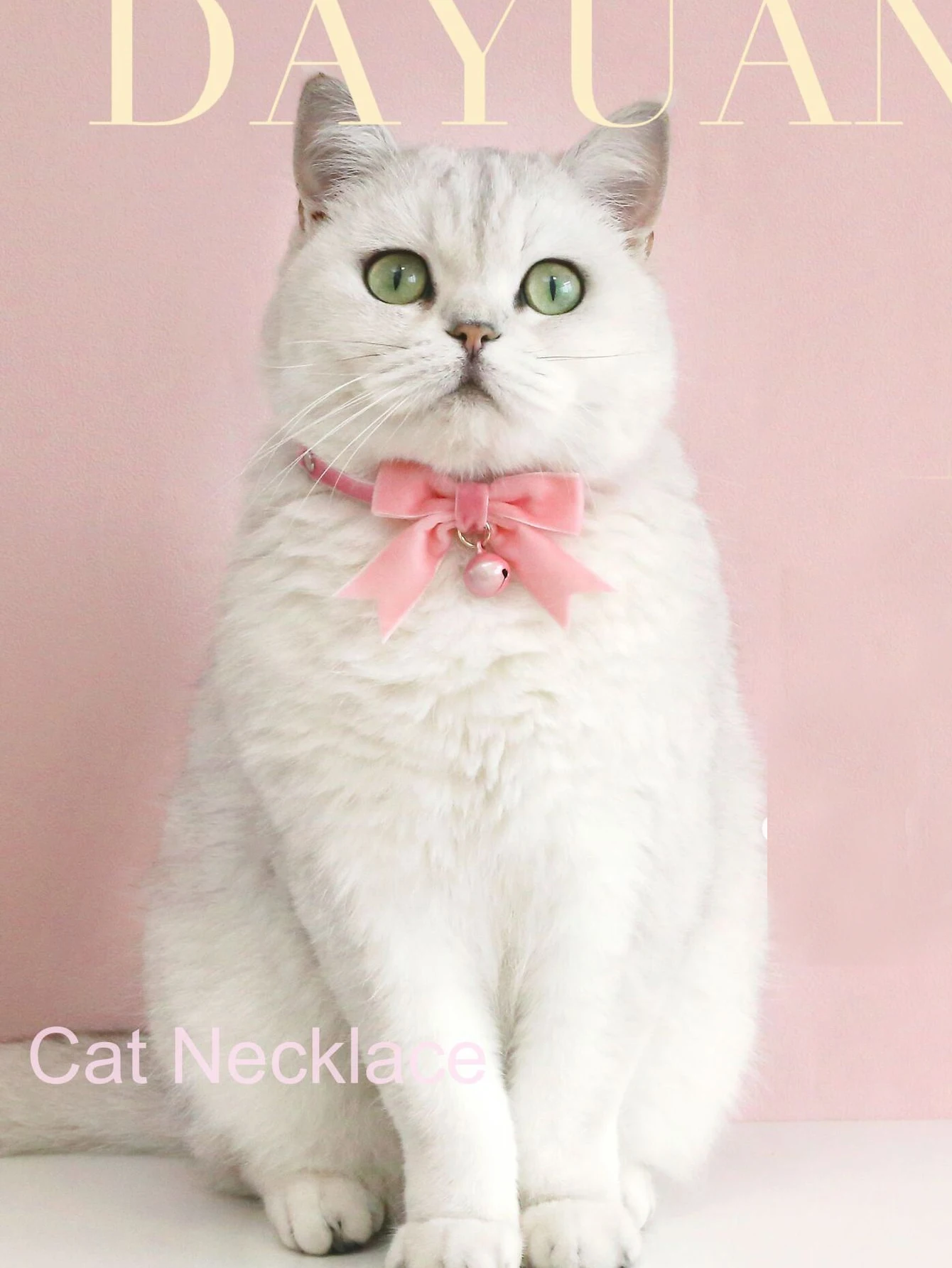 Cute Cats Collar Kitten Fairy Pink Lace Bow Hanging Pearl Pet Collar Cat Dog Bow Tie Jewelry Satin Rhinestone Puppy Collar