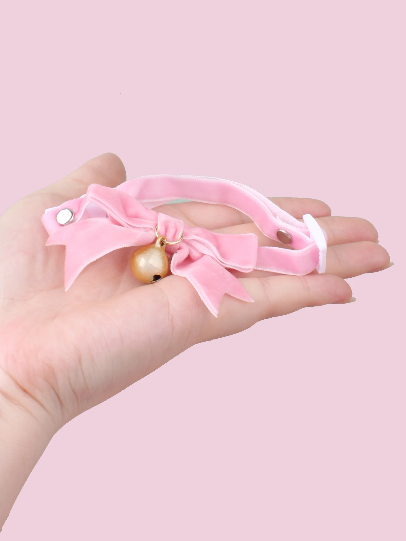 Cute Cats Collar Kitten Fairy Pink Lace Bow Hanging Pearl Pet Collar Cat Dog Bow Tie Jewelry Satin Rhinestone Puppy Collar