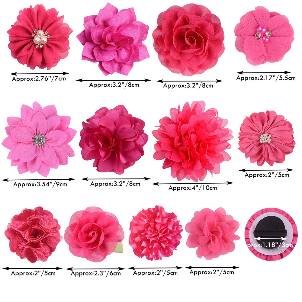 10PCS Handmake Pet Dog Bowtie Puppy Clolorful Flower Collar for Small Dogs Pet Cat Dog Slidable Collar Dog Grooming Accessories