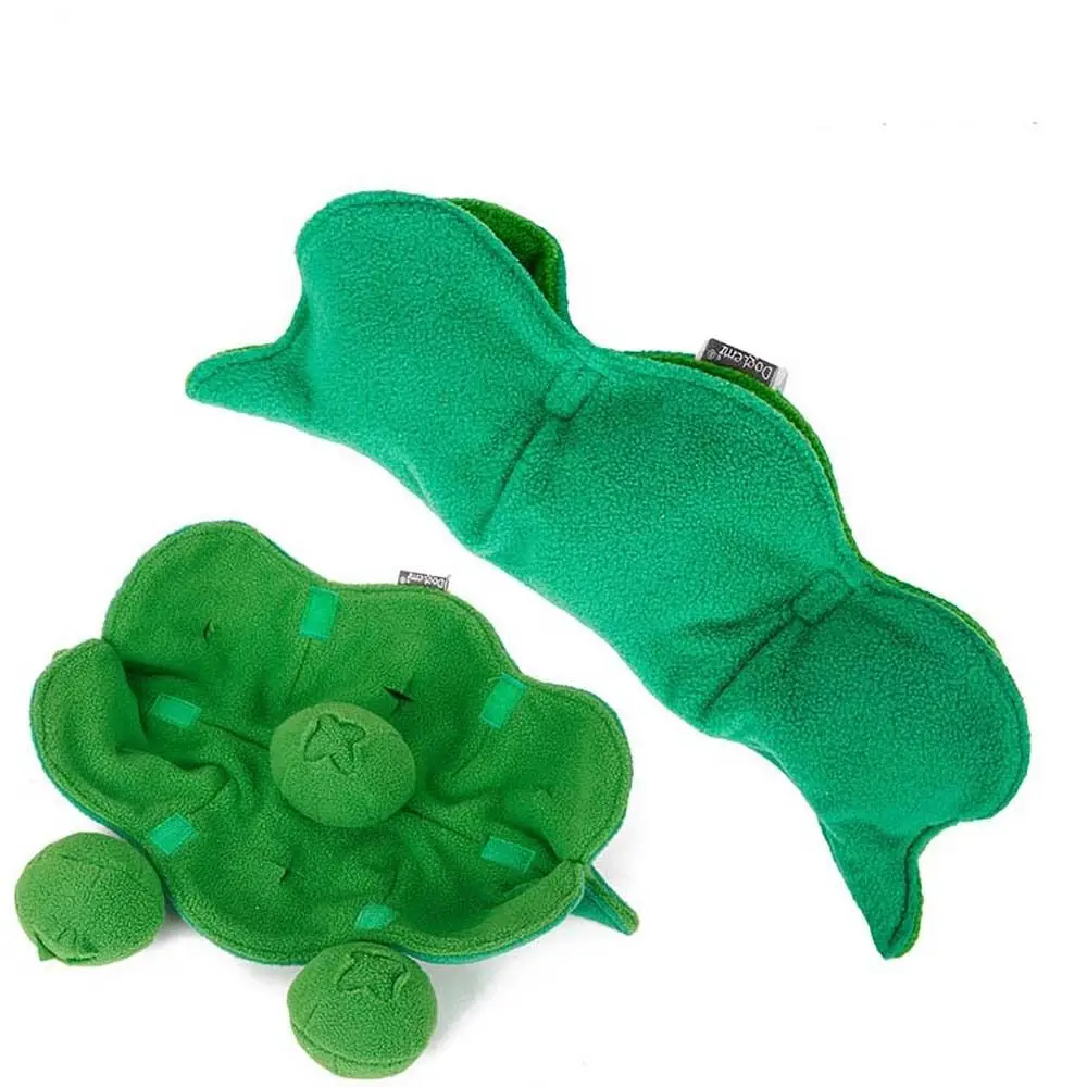Sniffing Dog Toy Squeaky Plush Treat Dispenser IQ Puzzle Toys Stress Reliever Interactive Ball Dog Snuffle Bowl Puppy Chew Toy