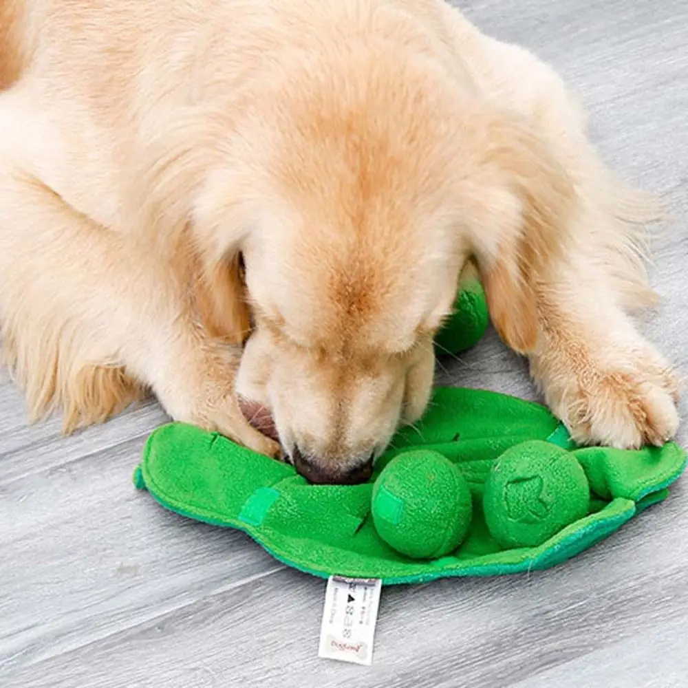Sniffing Dog Toy Squeaky Plush Treat Dispenser IQ Puzzle Toys Stress Reliever Interactive Ball Dog Snuffle Bowl Puppy Chew Toy