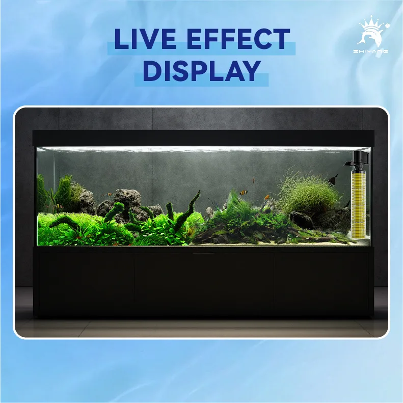 110V 220V new reinforced aquarium built-in sponge filter three-in-one circulating silent water pump oxygenation filter pump