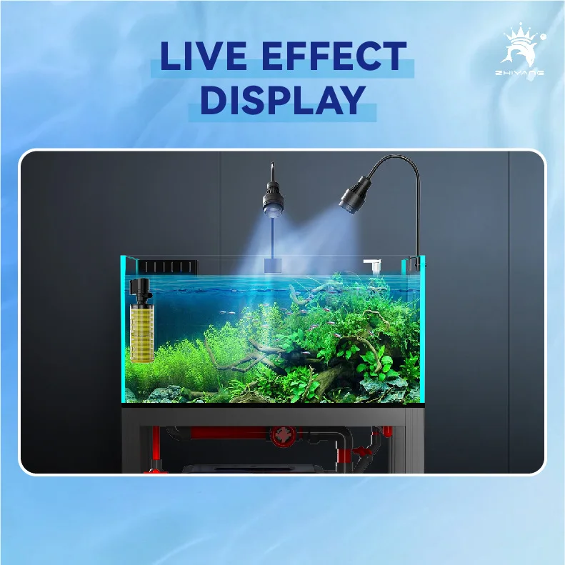 110V 220V new reinforced aquarium built-in sponge filter three-in-one circulating silent water pump oxygenation filter pump
