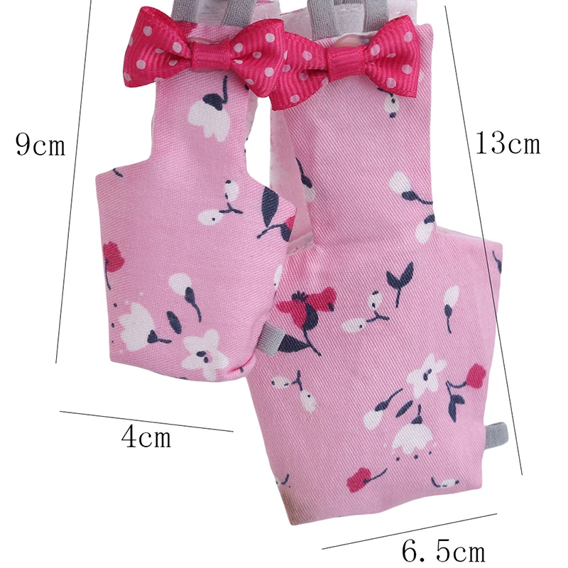 Parrot Diaper With Bowtie Cute Colorful Fruit Floral Cockatiel Pigeons Small Medium Large Pet Birds Flight Suit Clothes Washable
