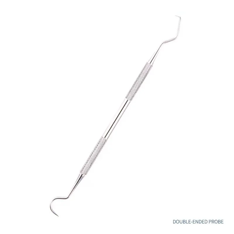 Stainless Steel Pet Tooth Cleaning Tool, Used To Remove Stains and Tartar. Dental Endoscopic Care Set for Dogs and Cats