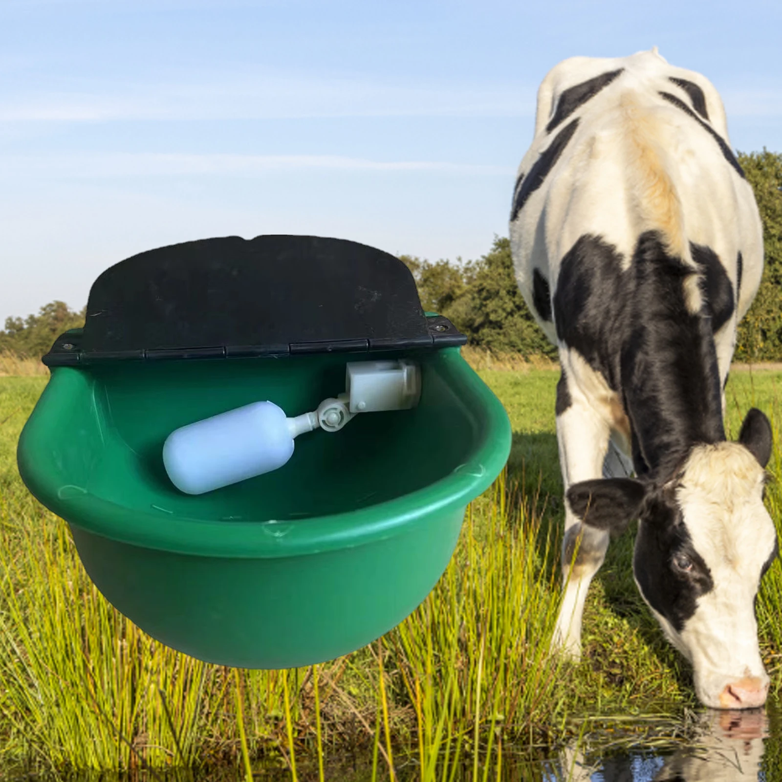 Automatic Water Bowl Farm Animals Water Feeder Cow Drinking Tool for Sheep Goats Feeding Water Bowl Livestock Supplies