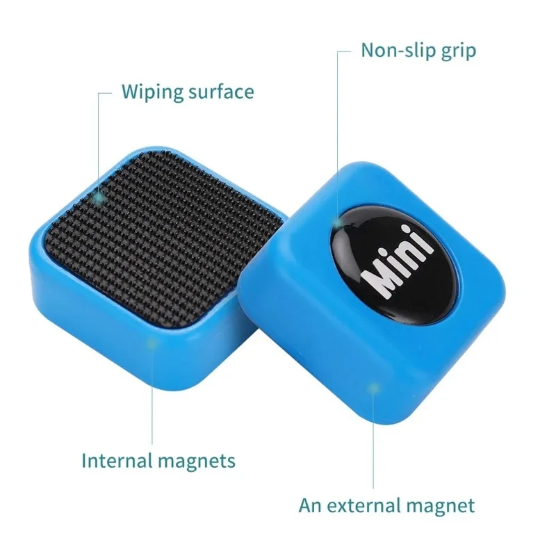Aquarium Glass Cleaner Strong Magnetic Algaes Magnet Cleaning Tool Scraper Mini Floating Brush for Small Fish Tank