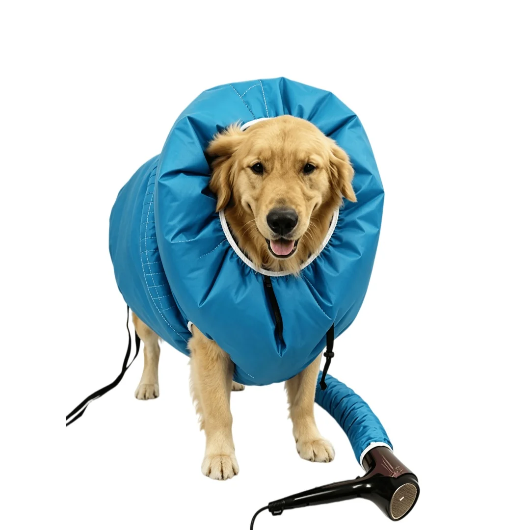 Portable Pet Drying Bag Folding Dog Hair Dryer Box Blow Bag Pet Grooming Dry Bag Dog Blowing Cat Bathing Pet Hair Drying Clothes