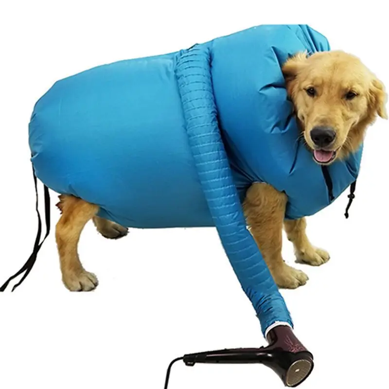 Portable Pet Drying Bag Folding Dog Hair Dryer Box Blow Bag Pet Grooming Dry Bag Dog Blowing Cat Bathing Pet Hair Drying Clothes