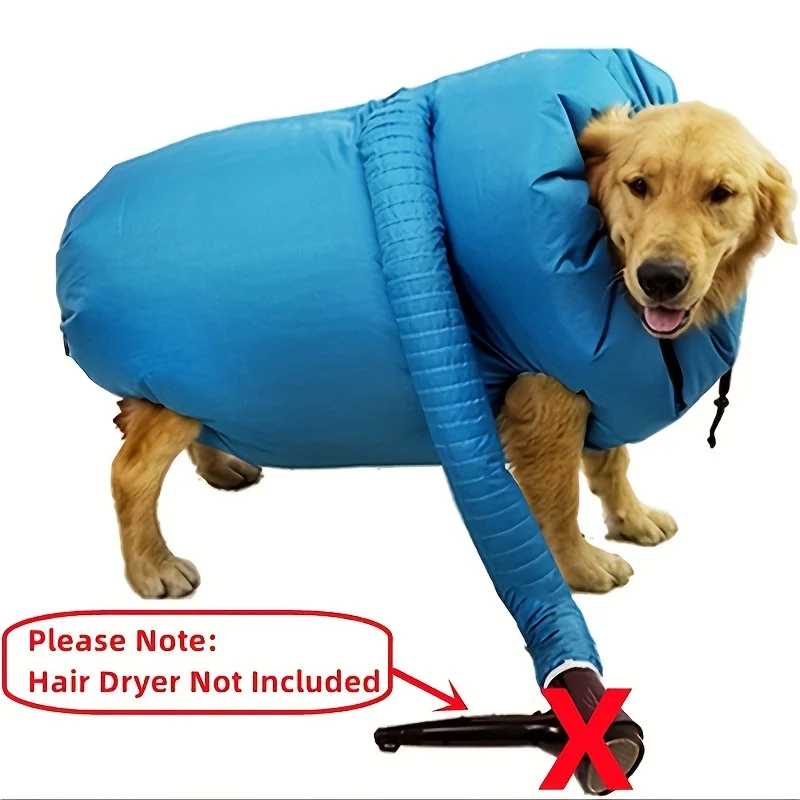 Portable Pet Drying Bag Folding Dog Hair Dryer Box Blow Bag Pet Grooming Dry Bag Dog Blowing Cat Bathing Pet Hair Drying Clothes